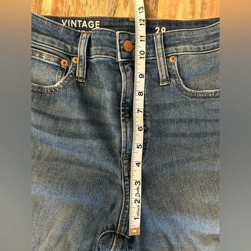 J.‎ Crew Re-Imagined Women's Vintage Slim Straight Jeans, Size 28